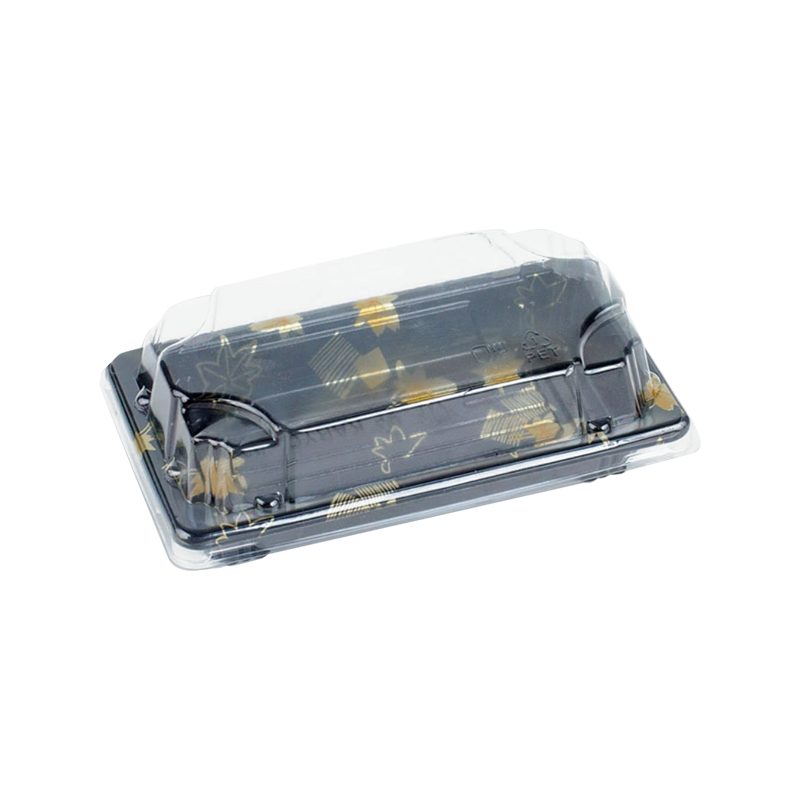 Đĩa tiệc bằng nhựa màu đen có thể phân hủy