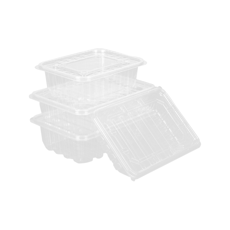 Hộp đóng gói trái cây hoàn toàn trong suốt dùng một lần