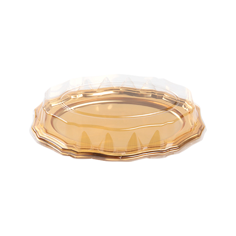 Khay bánh nhựa màu vàng