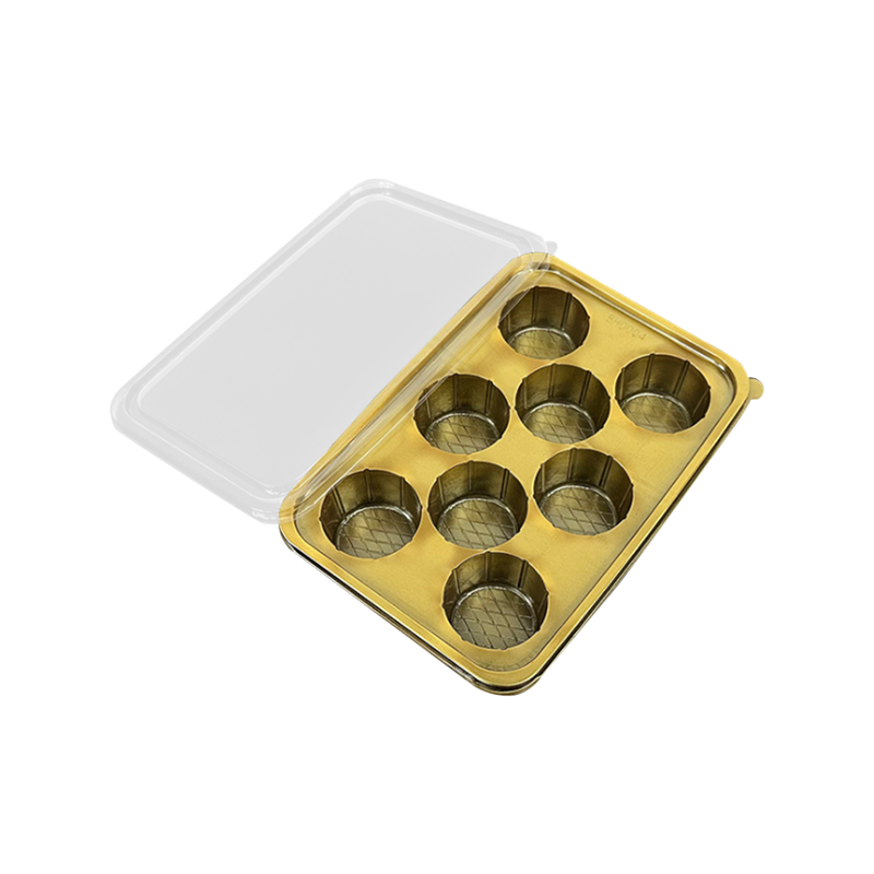 Hộp đựng bánh nướng bằng nhựa dùng một lần 8 ngăn