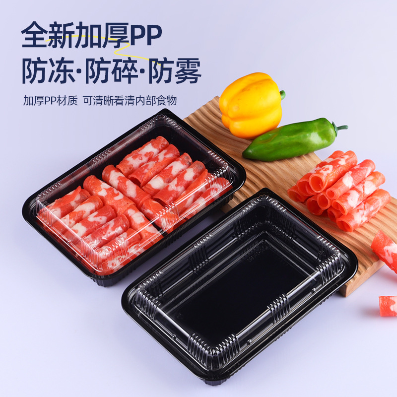 Hộp đựng thức ăn sushi bằng nhựa PP dùng một lần 