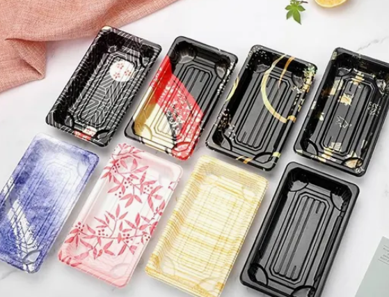 Hộp đựng thức ăn sushi bằng nhựa dùng một lần 