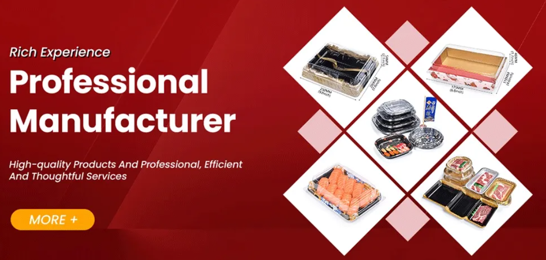 Hộp đựng thức ăn sushi bằng nhựa dùng một lần 